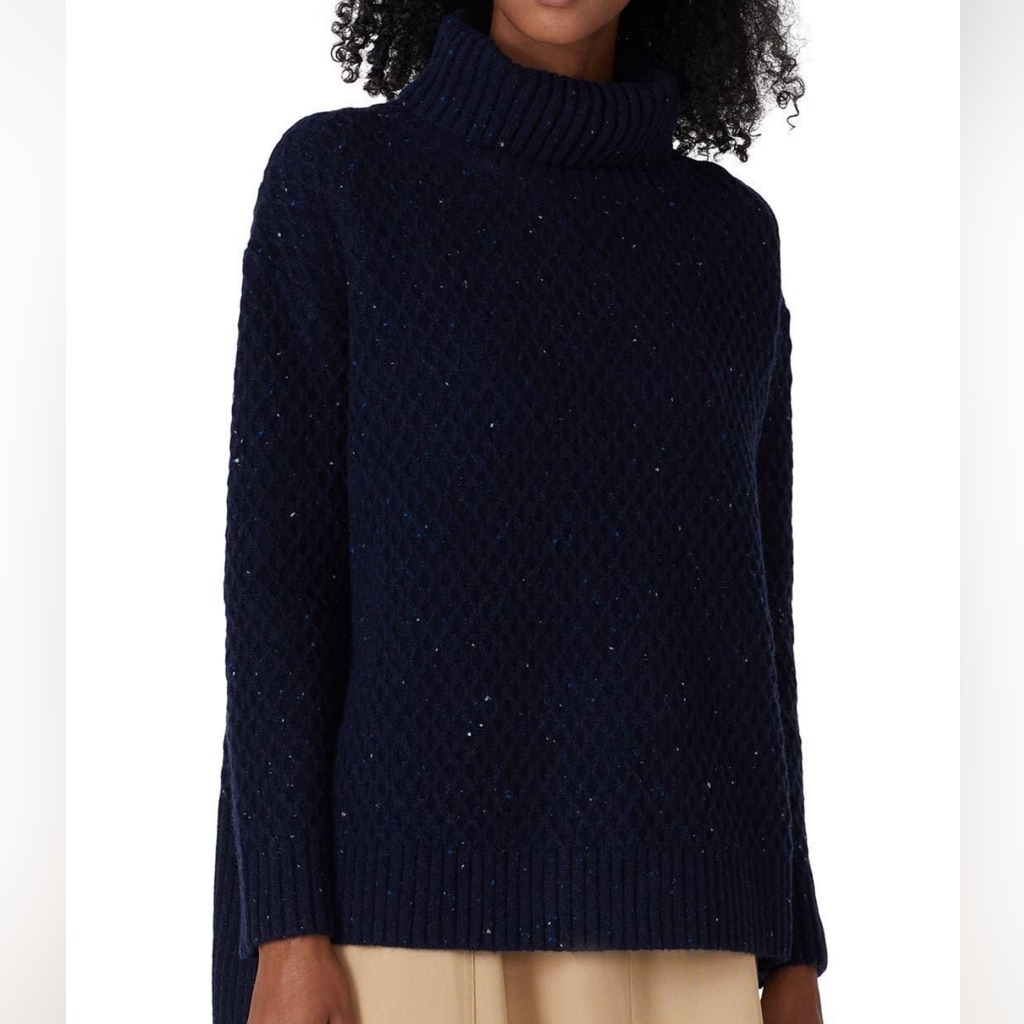 Adam Lippies Collective Cozy Marled Turtleneck Sweater Size Small Guc